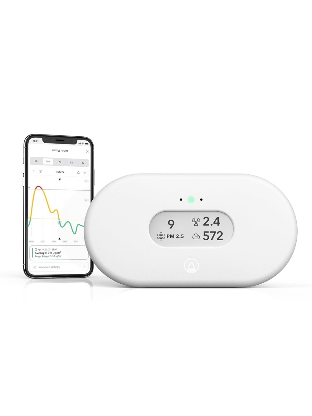 Airthings View Plus Smart Air Quality Monitor Radon CO2 PM2.5 WiFi NEW
